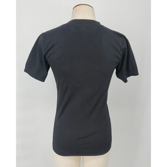 Castelli Cycling ? Shirt Womens L / XL  Black Tee Fitted Ribbed Stretch Top - Picture 8 of 16